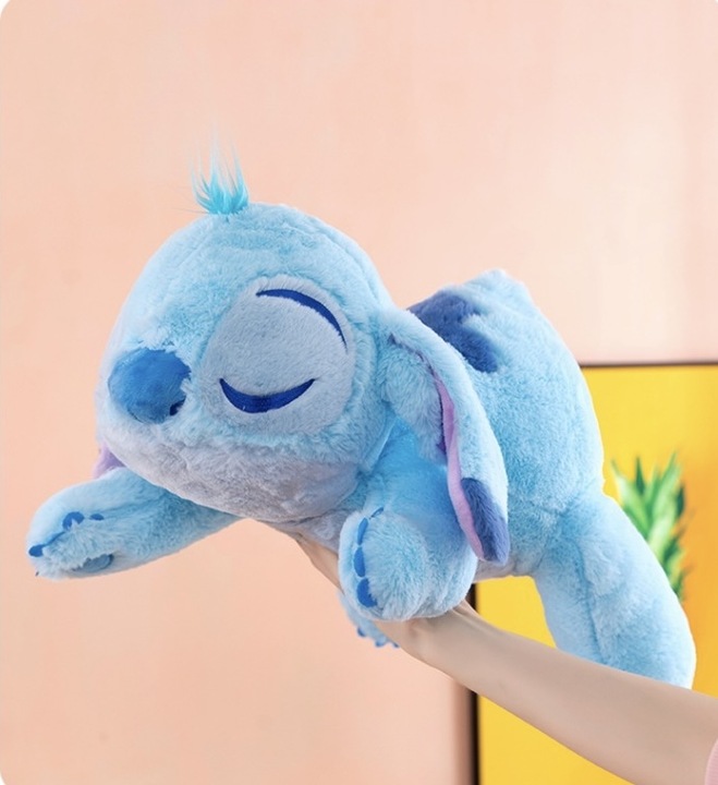 ŚPIĄCY STITCH DUŻA MASKOTKA PODUSZKA KOCYK LILO I STICH PLUSZAK PRZYTULANKA