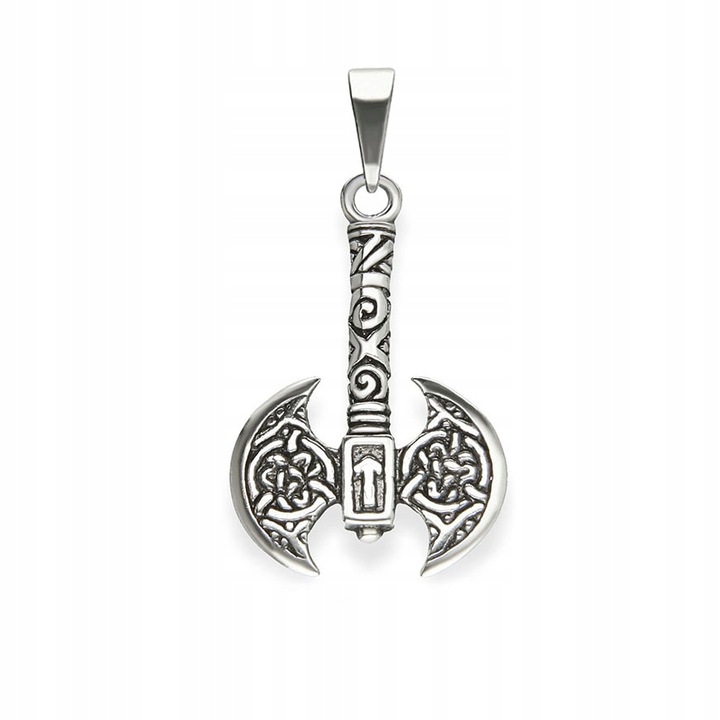 WISIOREK WIKINGÓW TOPÓR SREBRO 925 NORDYCKI