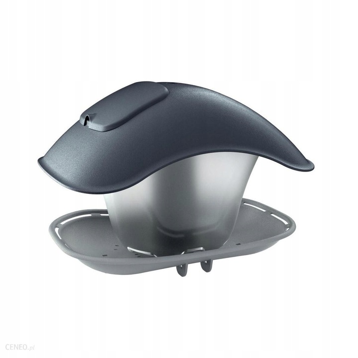 KARMNIK dla PTAKÓW zimujących Domek z Daszkiem Birdyfeed Square ANTRACYT