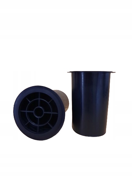 Wazon na kwiaty na cmentarz Wazon Nagrobny W10/R Czarny z Różą 26,5cm