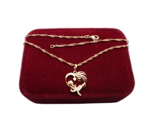 Złoty łańcuszek naszyjnik stal chirurgiczna