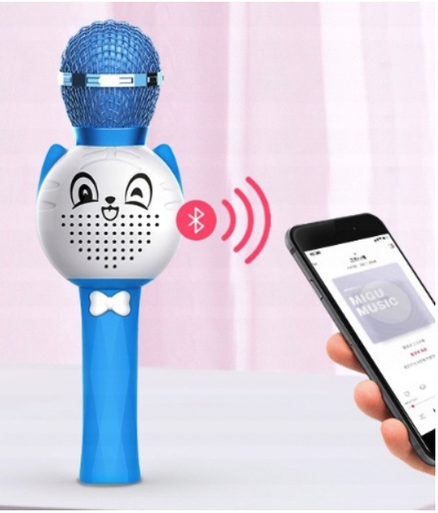 MIKROFON BEZPRZEWODOWY KARAOKE BLUETOOTH KOLORY