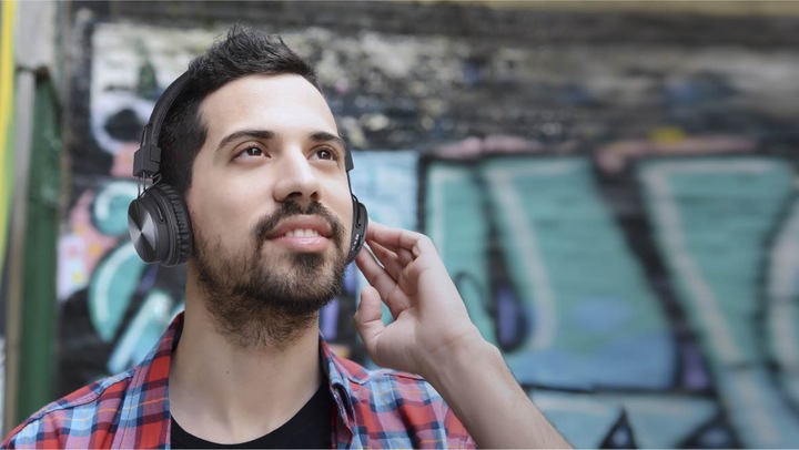 Słuchawki nauszne Kruger&Matz Wave BT 5.0 microSD