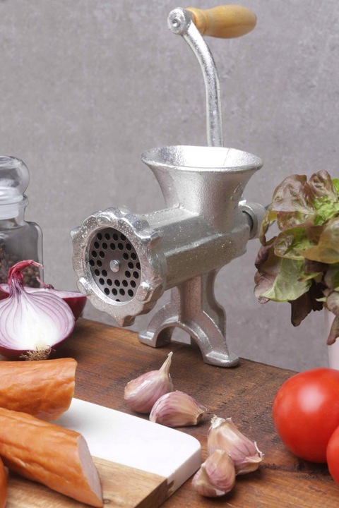 Maszynka ręczna DO mielenia mięsa żeliwna lejki sitka nadziewarka NR 5