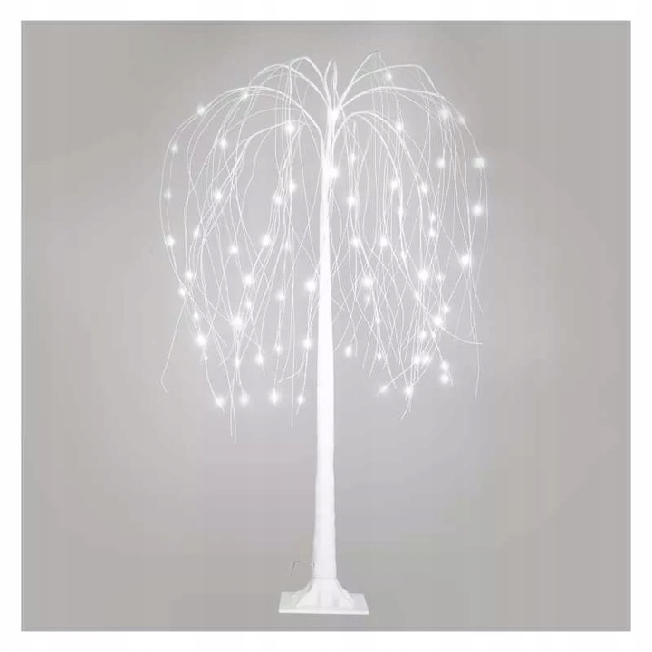Dekoracje - 72 LED, drzewko 120 cm, zimna biel, IP44, timer EMOS DCTC04