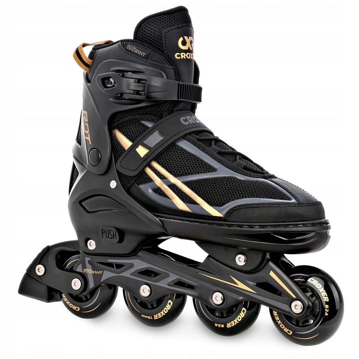 Rolki Regulowane Croxer Radiant Gold 39-42 Abec-9
