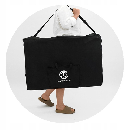 Stół Łóżko Masażu Składany Aluminiowy Przenośny 2-Segmentowy Leżanka