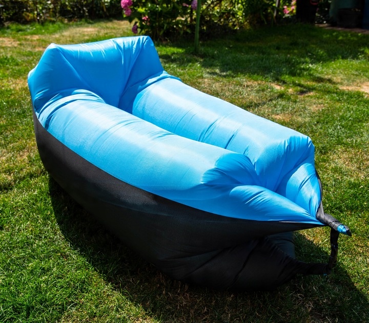 LAZY BAG Air Sofa DMUCHANA Leżak Materac Fotel Materiał Ripstop ZAGŁÓWEK