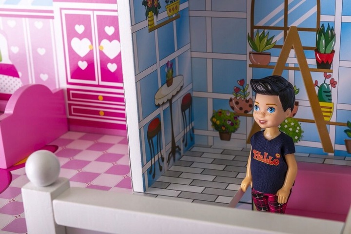 DREWNIANY DOMEK DLA LALEK