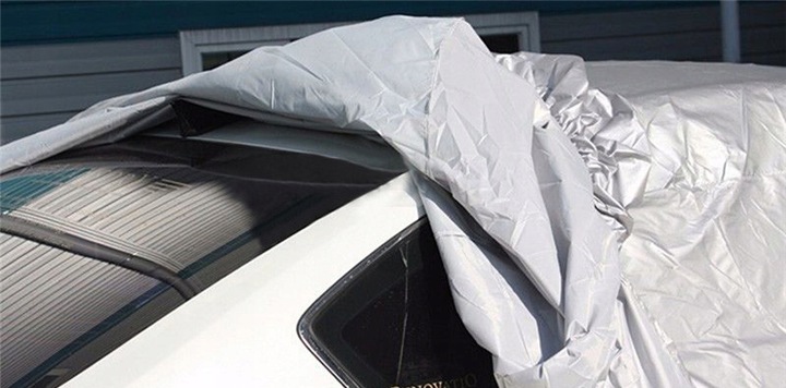 POKROWIEC NA SAMOCHÓD WODOODPORNY DUŻY PLANDEKA NA AUTO