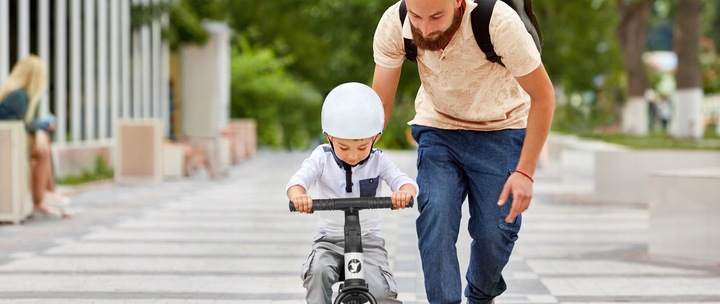 Rowerek dziecięcy jeździk trójkołowy TREMIX 4w1 Dzieci od 12 m do wagi 25kg