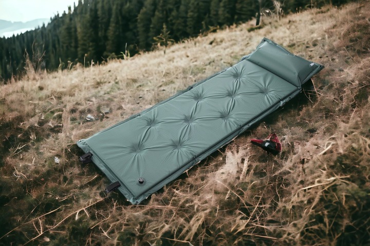 MATA SAMOPOMPUJĄCA Z PODUSZKĄ SPORTVIDA MATERAC KARIMATA TURYSTYCZNA