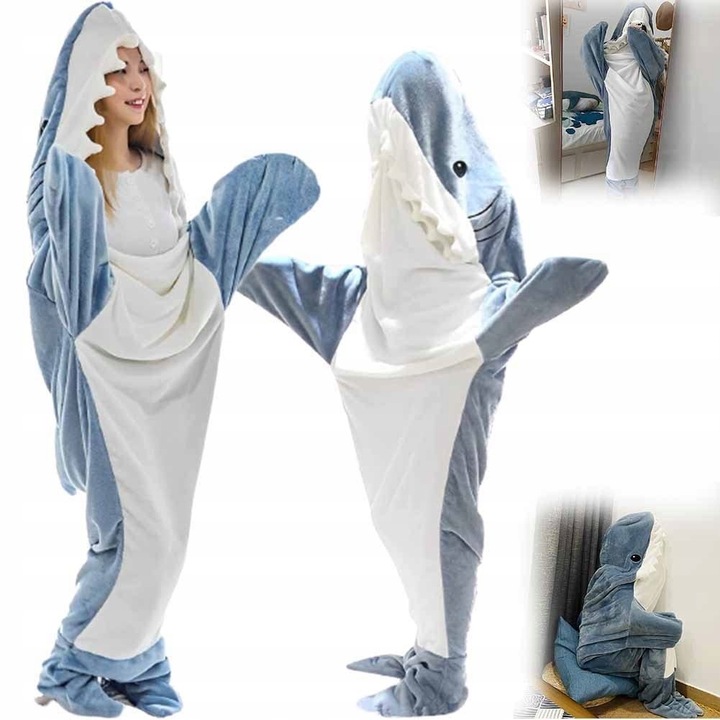 NOWY KOC Z REKINEM ŚPIWÓR 150*100CM rozmiar M, Zalecana wysokość 140-150CM