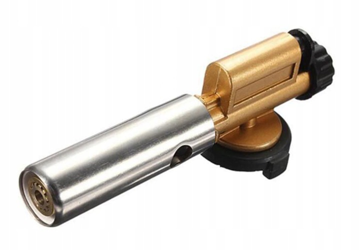 Lutlampa opalarka palnik gazowy żeliwny + 4 gazy