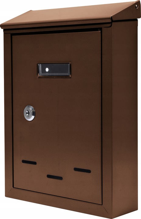 SKRZYNKA NA LISTY 285x200x60MM BRĄZOWA 78542 Vorel