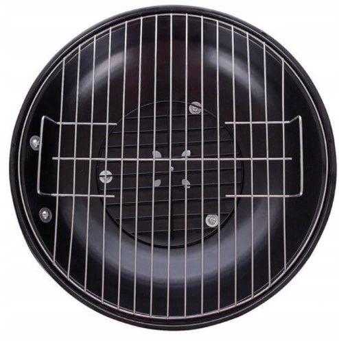 GRILL BBQ OKRĄGŁY CHROMOWANY RUSZT