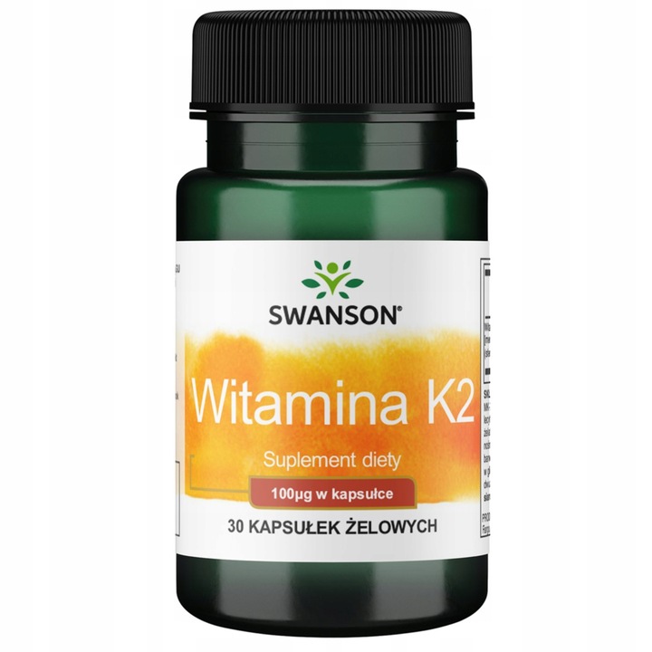 NATURALNA WITAMINA K2 MK-7 200mcg KOŚCI SWANSON