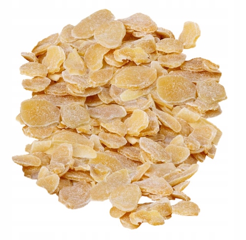 IMBIR KANDYZOWANY PŁATKI 1kg Suszony w płatkach | KOL-POL