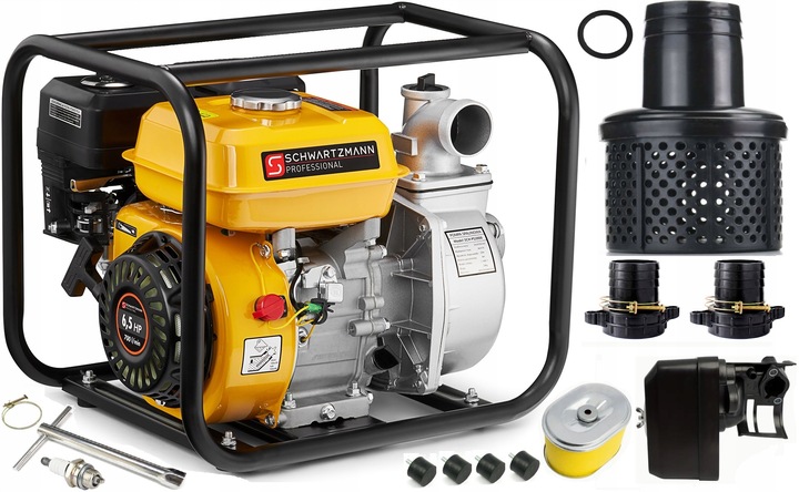 POMPA WODY SPALINOWA MOTOPOMPA SCHWARTZMANN SCH-PS2000 2" CALE 42m3/h 6,5KM