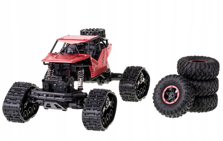 Samochód Ikonka RC Rock Crawler LHC012 czerwony