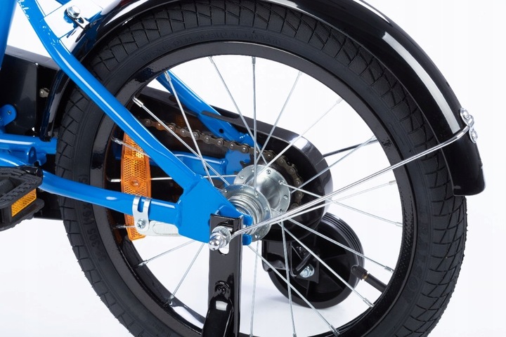 rower rowerek dla dziewczynki TOMABIKE 14 cali M koszyk torpedo prowadnik