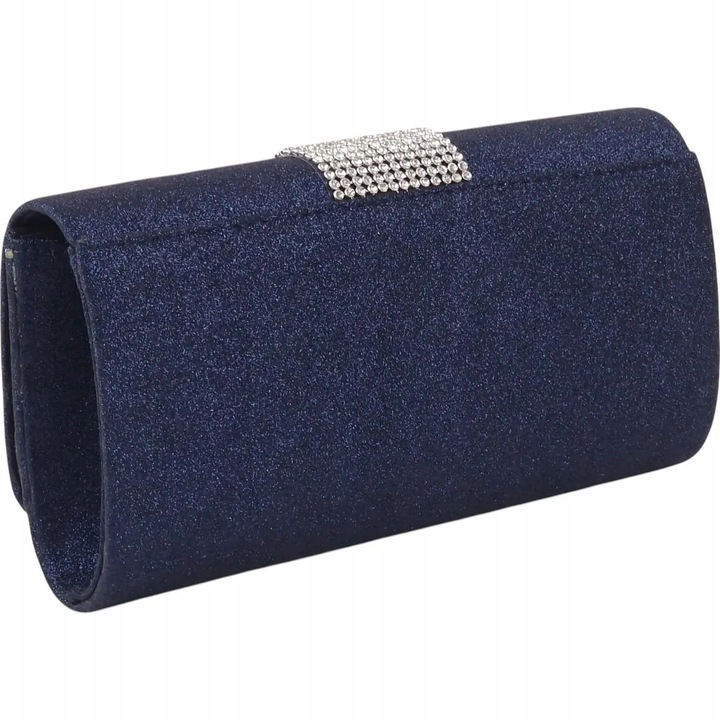Torebka kopertówka wizytowa wieczorowa granatowa