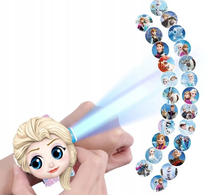 Zegarek 3D z projektorem Frozen Elsa