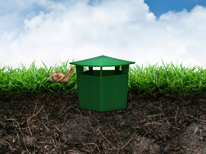 SKUTECZNA PUŁAPKA NA ŚLIMAKI PRZECIW ŚLIMAKOM SNAIL TRAP NO PEST (2 SZT)