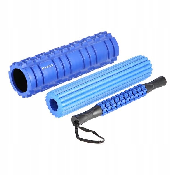 Masująca rolka 3w1 zestaw komplet roller wielofunkcyjny HMS drążek wałek