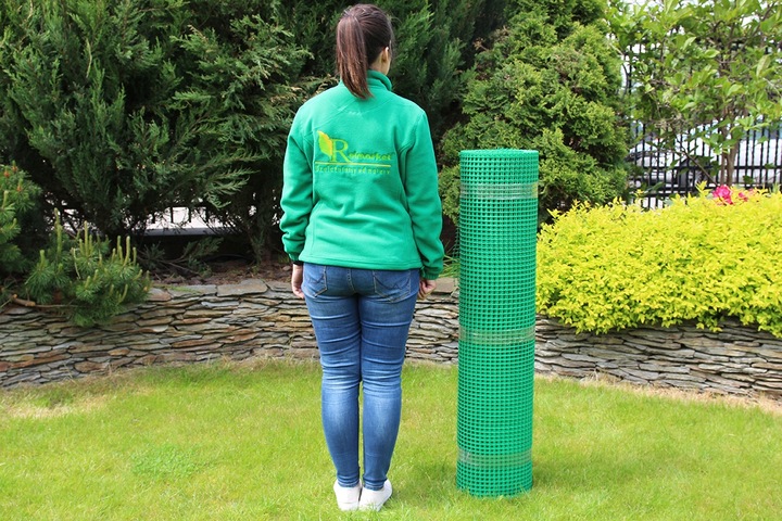 Siatka Rabatowa Dla Drobiu 1,2x10m Ochronna Na Drzewka Rabaty Zielona Ogród