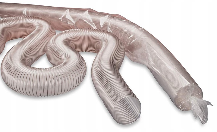 Wąż PUR antystatyczny SPIRO przewód odciągu do trocin wiórów Fi 50mm - 5 mb