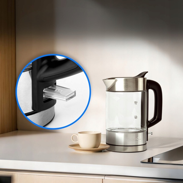 Czajnik elektryczny szklany 1.0 L ProfiCook PC-WKS 1229 G