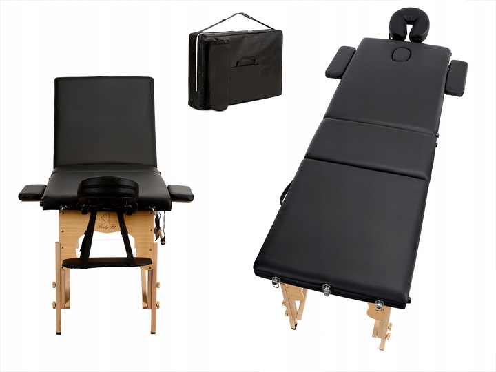 ŁÓŻKO DO MASAŻU STÓŁ KOSMETYCZNY 3-SEGMENTY +TORBA