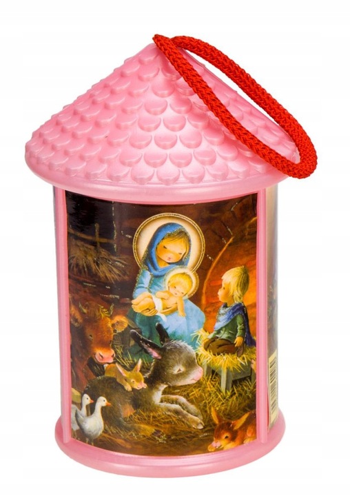 Lampion adwentowy - roraty - led - plastikowy