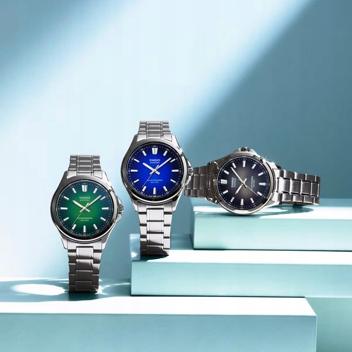 ZEGAREK MĘSKI CASIO MTS-RS100D-2A + BOX +GRAWER