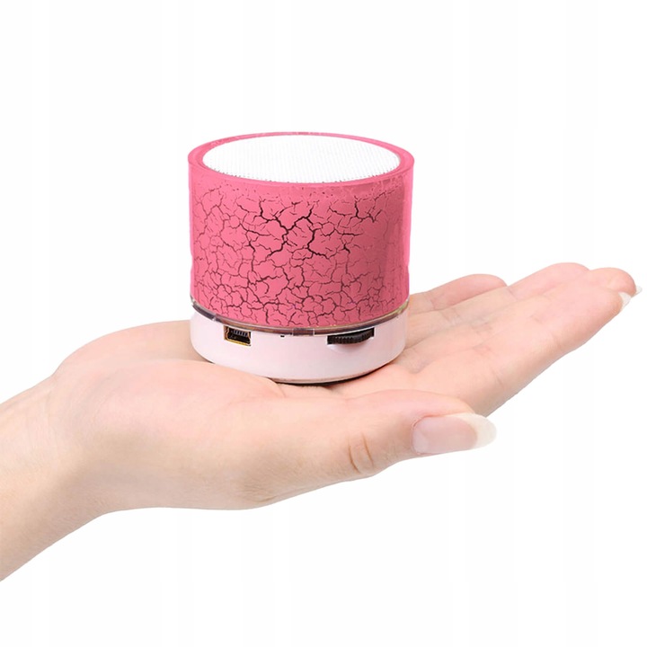 GŁOŚNIK BEZPRZEWODOWY PRZENOŚNY BLUETOOTH LED