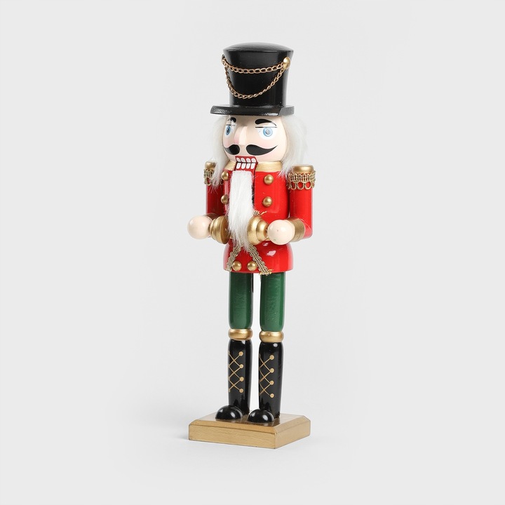 Figurka dekoracja świąteczna NUTCRACKER dziadek do orzechów 30 cm HOMLA
