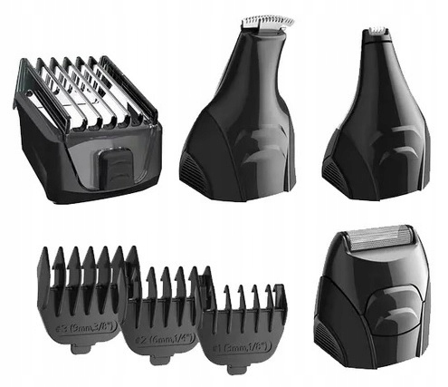 MĘSKI TRYMER GOLARKA Maszynka do Stylizacji Włosów Brody BARBER REMINGTON