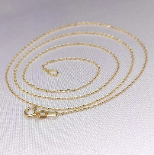 ZŁOTY KRZYŻYK ŁAŃCUSZEK 333 NA KOMUNIĘ CHRZEST