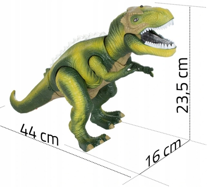 MEGA OGROMNY INTERAKTYWNY DINOZAUR T-REX ZDALNIE STEROWANY CHODZI RYCZY XXL