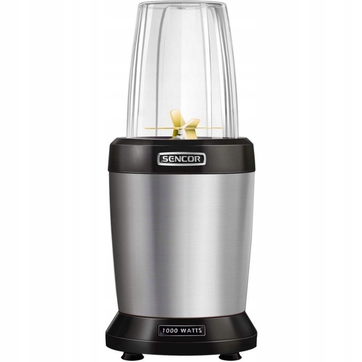 Nutri blender kielichowy 1000W 2 BUTELKI 800ml/1L srebrny Sencor SNB4302SS