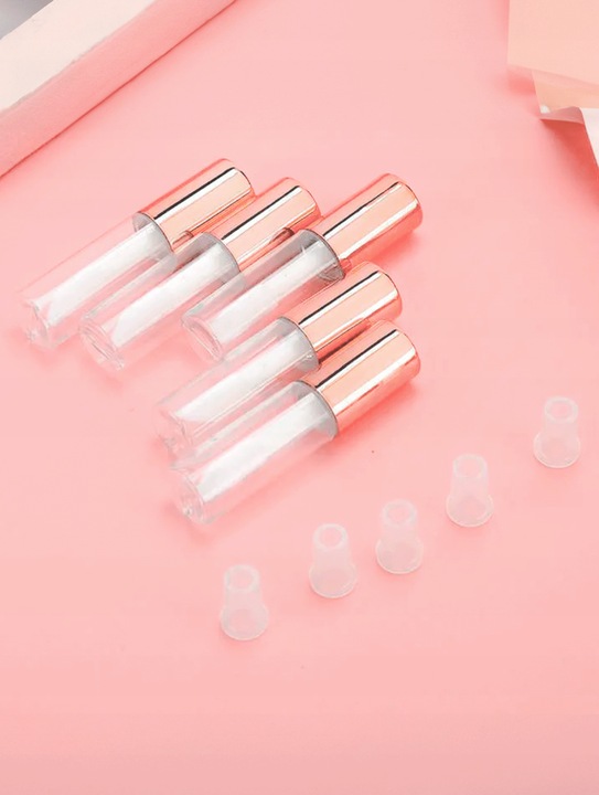 POJEMNIK NA BŁYSZCZYK OLEJEK JEDNORAZOWY BUTELECZKA Z APLIKATOREM 1.2 ml