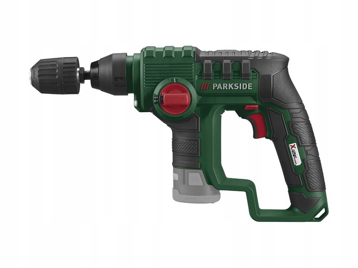 AKUMULATOROWA MŁOTOWIERTARKA PARKSIDE 12 V 2 AH + WIERTŁA I BITY