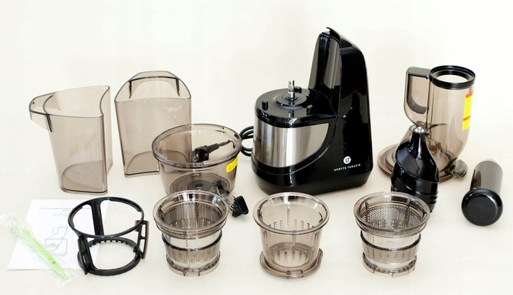 WYCISKARKA WOLNOOBROTOWA GRASS SOKOWIRÓWKA CZARNA MAX DUŻY OTWÓR BERLINGER