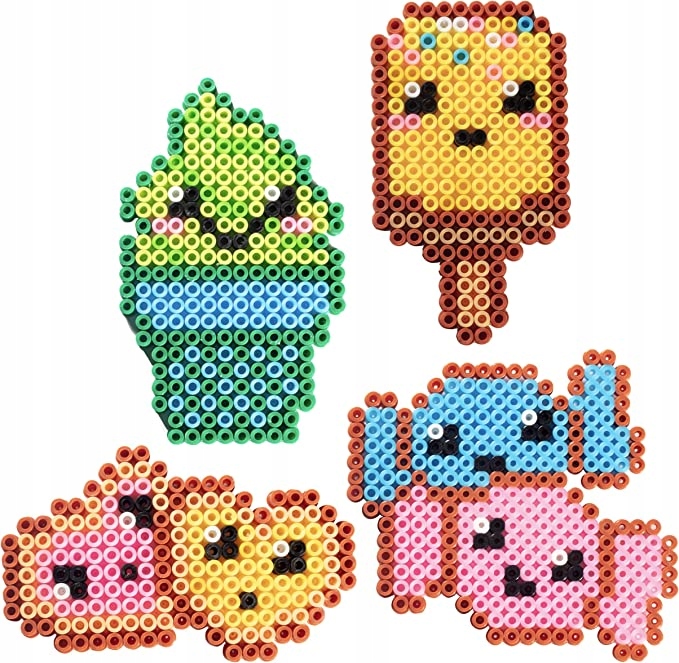 Koraliki Do Prasowania Zestaw 6000 Elementów Kreatywna Zabawa Dla Dzieci