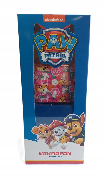 PSI PATROL MIKROFON BEZPRZEWODOWY KARAOKE BLUETOOTH SKYE PAW PATROL