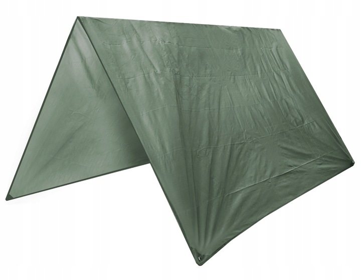 PŁACHTA PLANDEKA BIWAKOWA MFH TENT TARP 200x300cm Turystyczny Polowy OLIVE