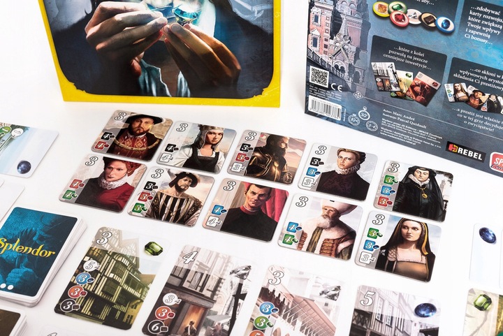 Splendor: Gra o Handlu Klejnotami, 2-4 osoby, wiek 10+
