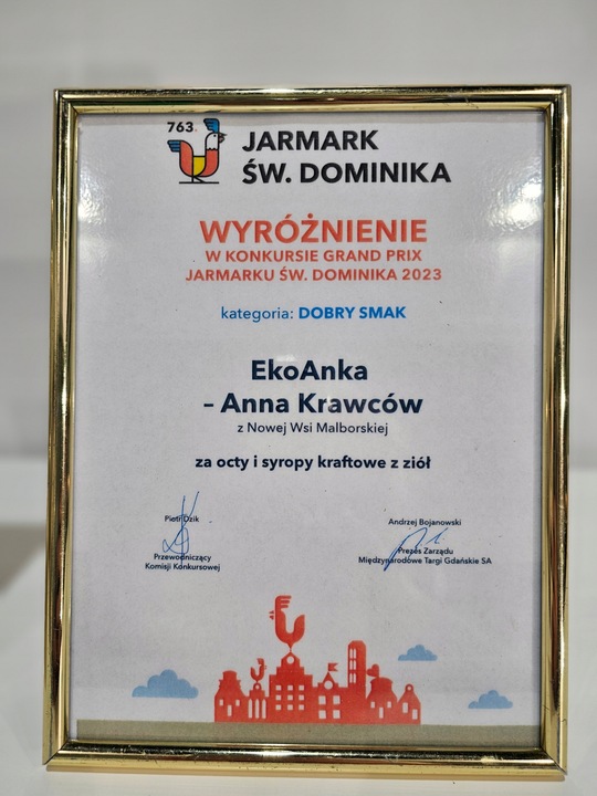 EkoAnka Ocet ziołowy MOTYLEM JESTEM na odchudzanie z MUMIO