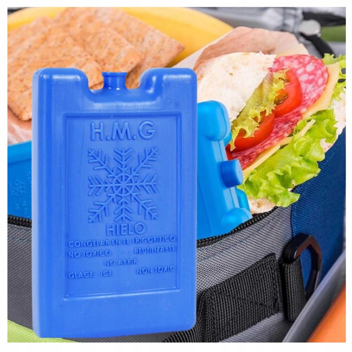 6X 500ml Wkłady chłodzące do lodówki turystycznej torby termicznej